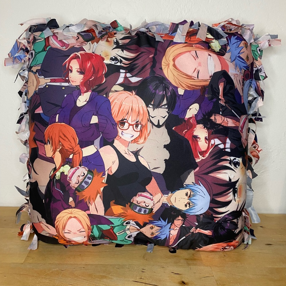 Handmade Anime Ruffle Pillow - Picture 2 of 3